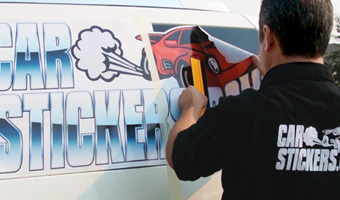 Large Die Cut Sticker Application - Step 4